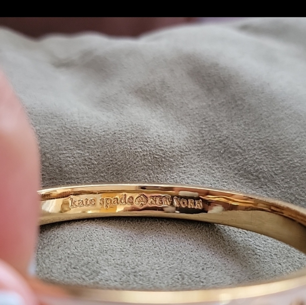 Kate Spade White / Gold NWOT